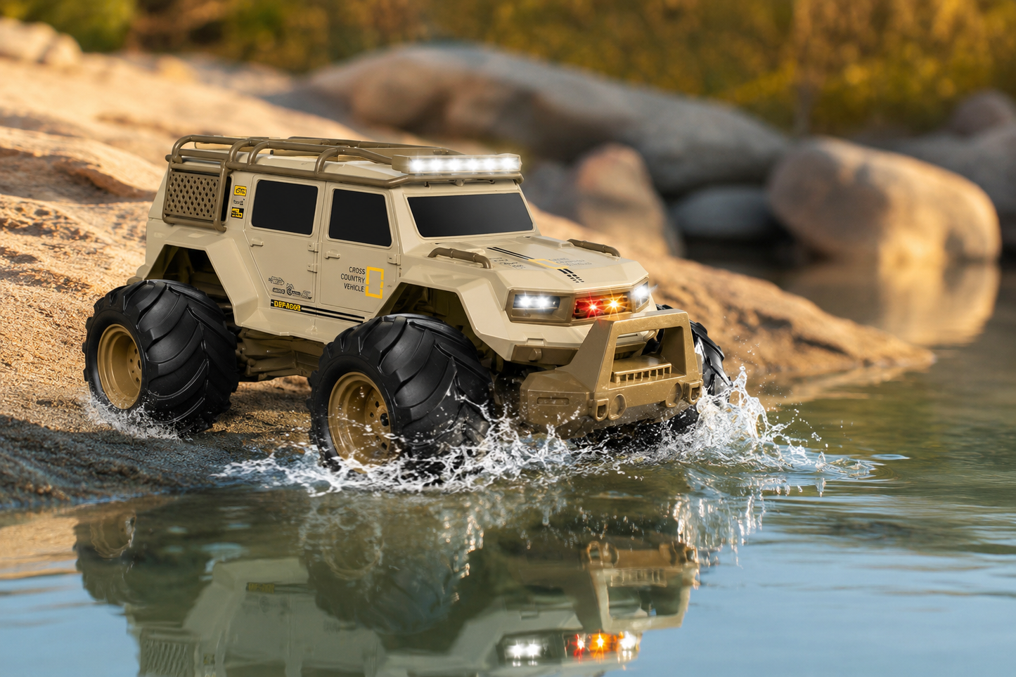 TrailFin Amphibious RC Truck